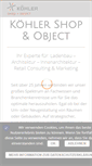 Mobile Screenshot of koehlershop.de